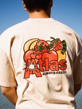 Atlas Always Fresh Graphic Tee Shirt M